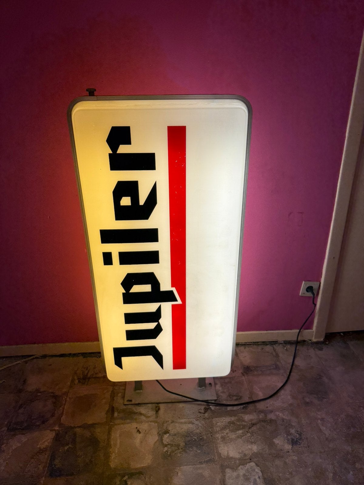 Reclame bord, Ophalen, Gebruikt, Reclamebord
