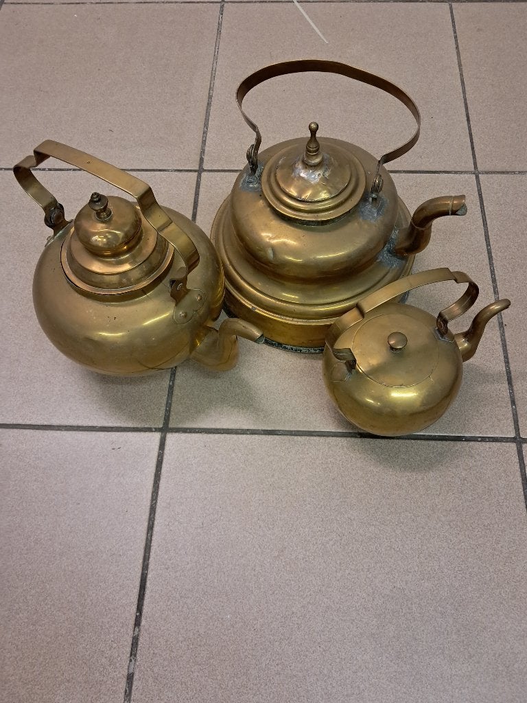 3 koperen ketels, Enlèvement, Cuivre
