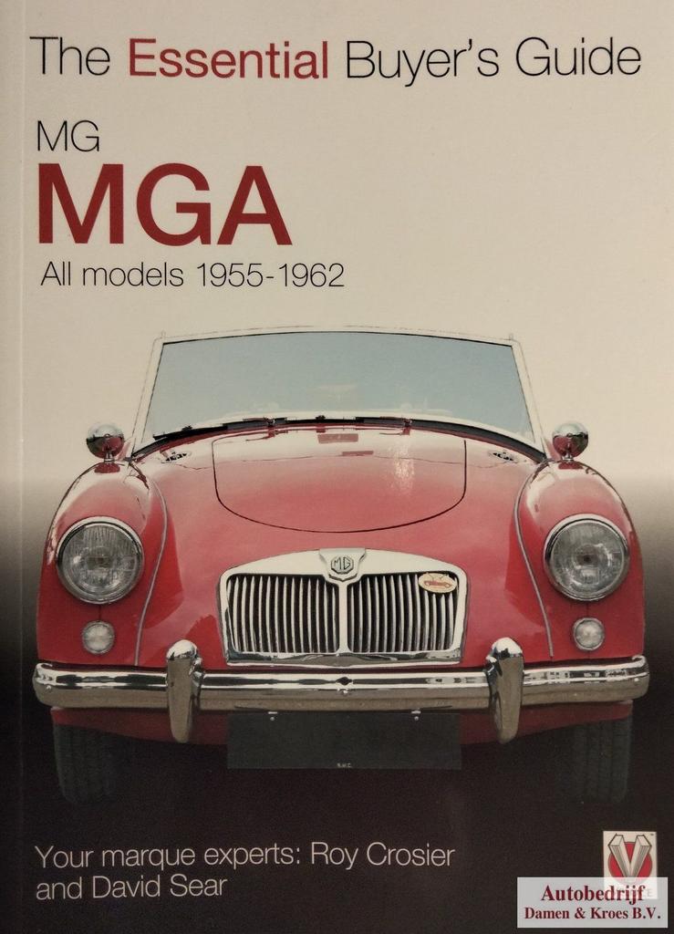 Handboek MGA model 1955 - 1962 Instructieboekje MGL0405 (Eng, Auto diversen, Handleidingen en Instructieboekjes, Ophalen of Verzenden