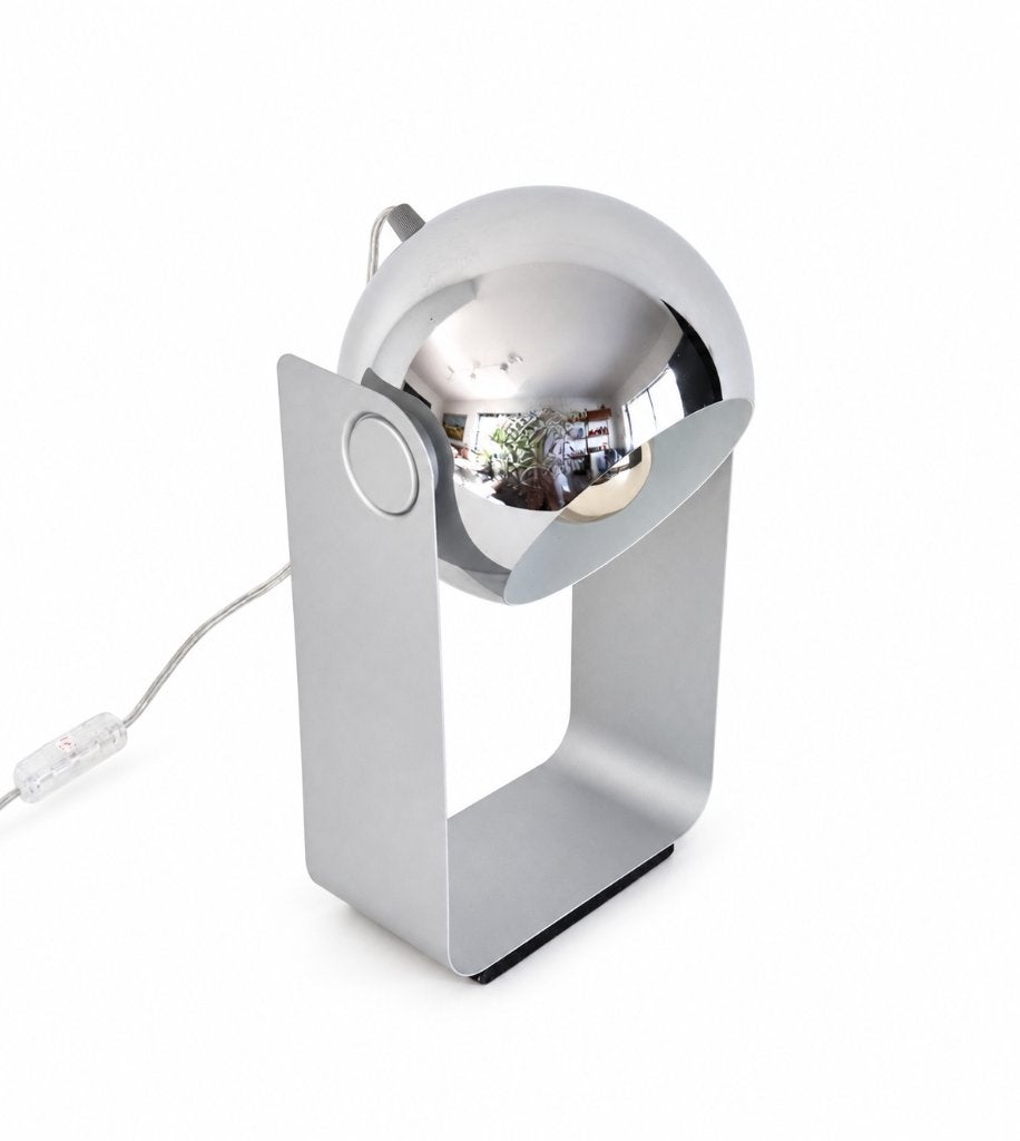 Vintage design eyeball lamp jaren 90, Ophalen of Verzenden, Lamp, Metaal