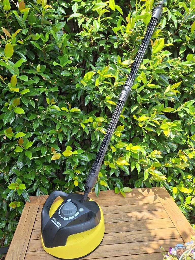 Kärcher T-Racer Terrasreiniger (T 350 / T 5) – 1x gebruikt, Tuin en Terras, Hogedrukreinigers, Ophalen
