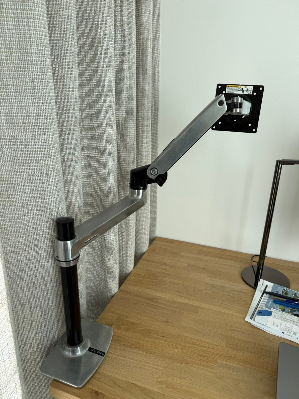 Flexibele monitor arm ergotron, Informatique & Logiciels, Moniteurs, Comme neuf, Réglable en hauteur, Enlèvement ou Envoi