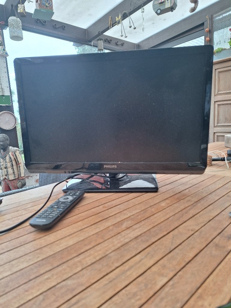 22 inch tv met dvd, Audio, Tv en Foto, Ophalen, Gebruikt, LCD, Philips