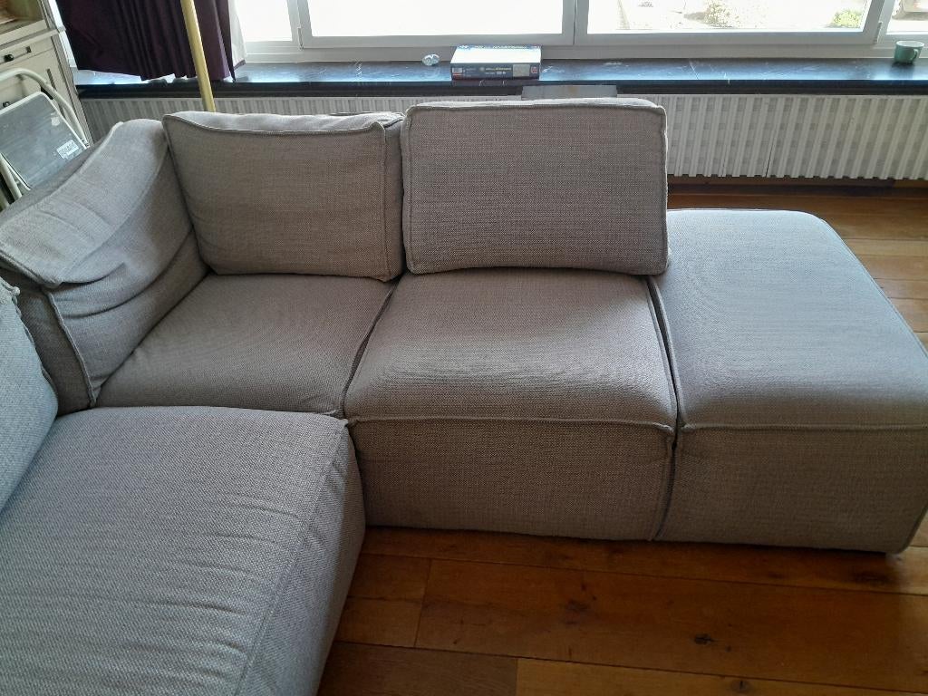 Hoekzetel te koop, Huis en Inrichting, Zetels | Zetels, Ophalen, 250 tot 300 cm, Gebruikt, Hoekbank