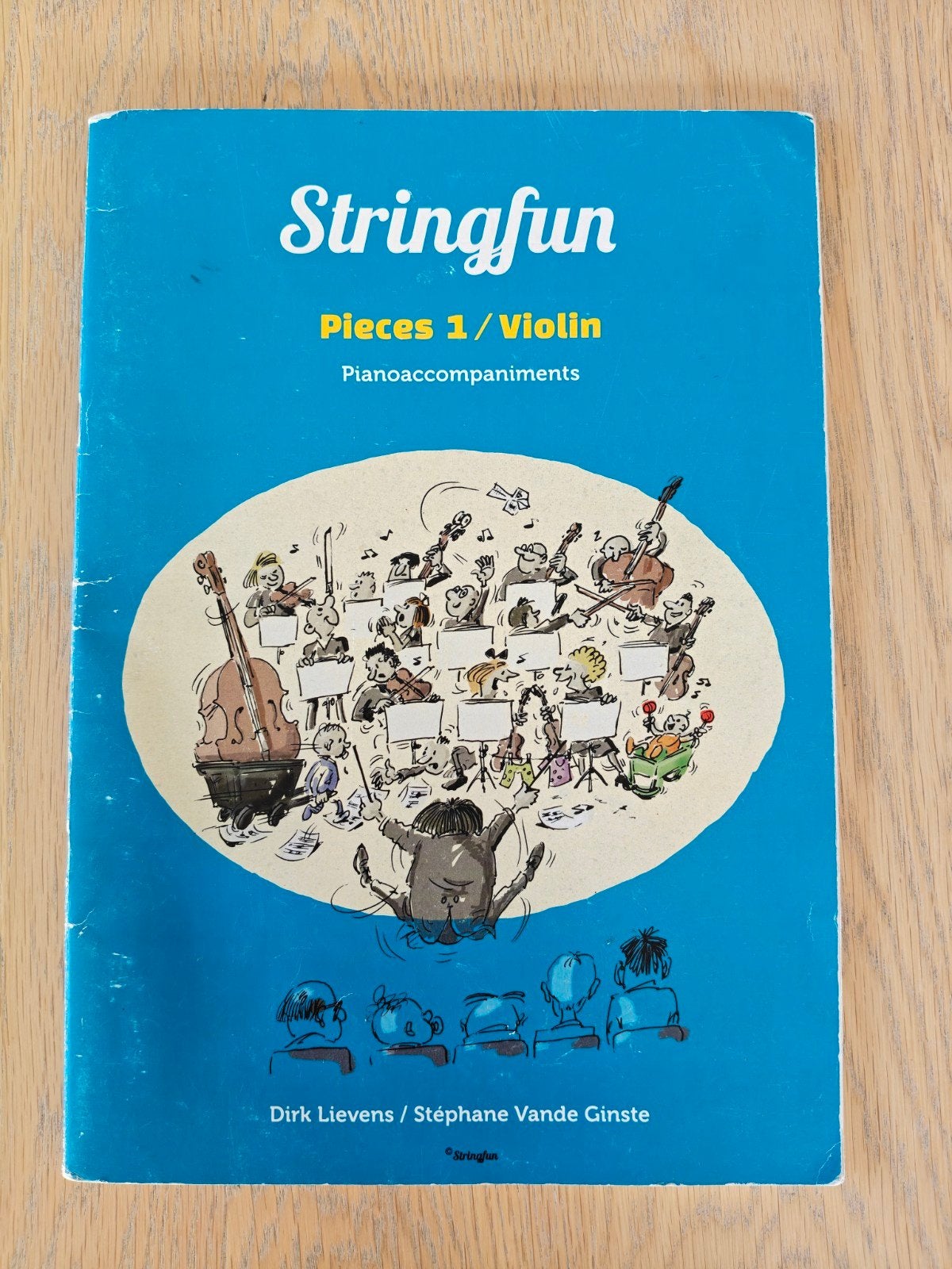Stringfun Pieces 1/ violin met pianobegeleiding, Livres, Musique, Instrument, Enlèvement ou Envoi, Utilisé, Dirk Lievens