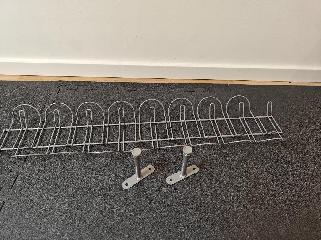 Range cable bureau, Comme neuf, Enlèvement, Métal, Gris