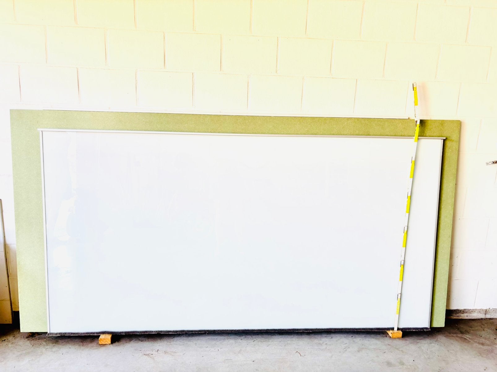 Gratis! Schuifdeur van kleerkast in melkglas, Ophalen, Gebruikt, 80 tot 120 cm, 160 cm of meer