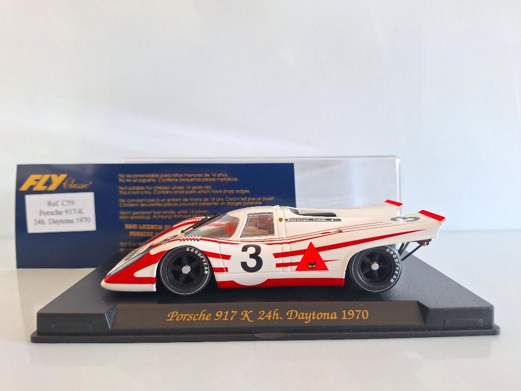 Fly Porsche 917K 24h. Daytona #3 1970 Ref Nr C59 (TOP DEAL), Neuf, Autres marques, Électrique, Circuit