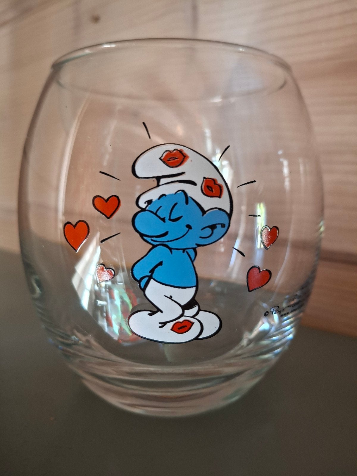 De Smurfen glas, Verzamelen, Ophalen of Verzenden