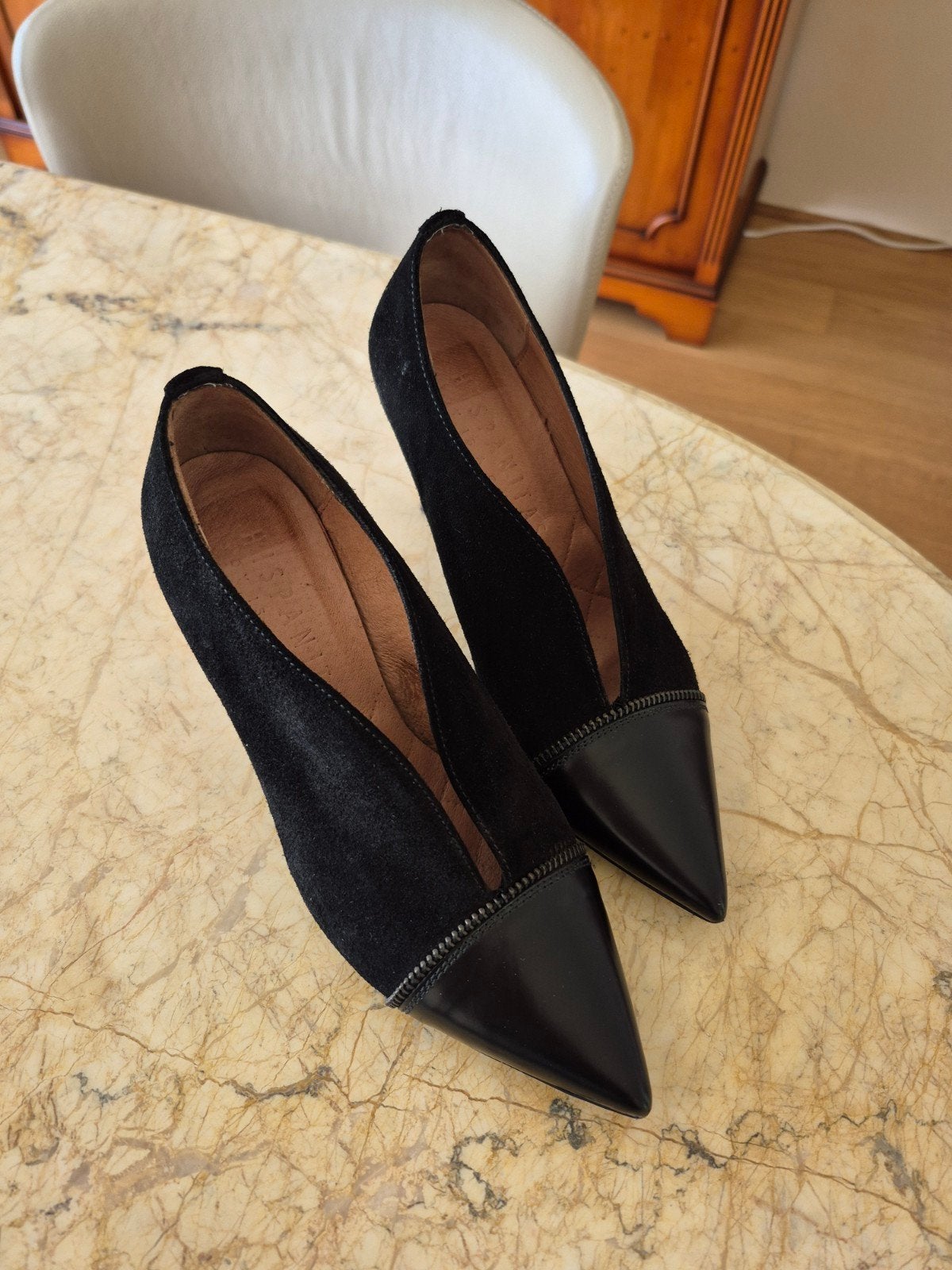Superbes chaussures pumps noir, Enlèvement, Escarpins