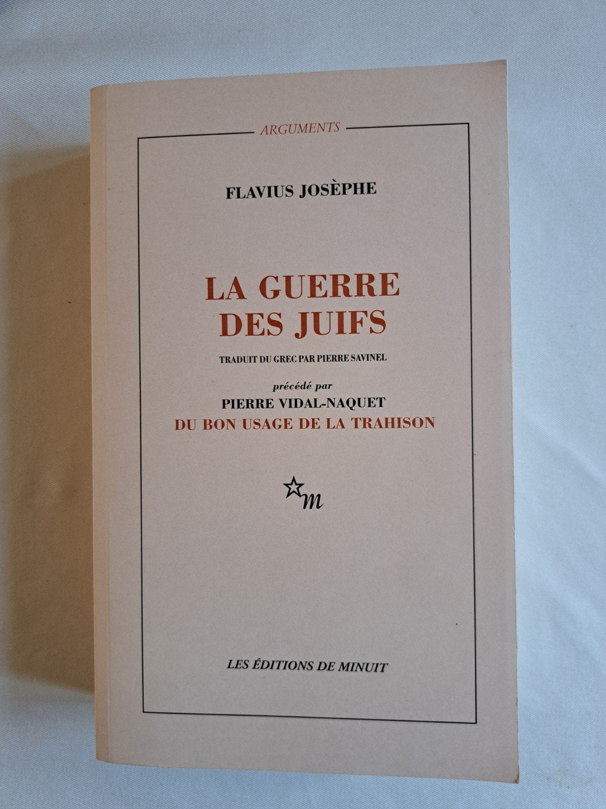 La Guerre des Juifs, Enlèvement ou Envoi