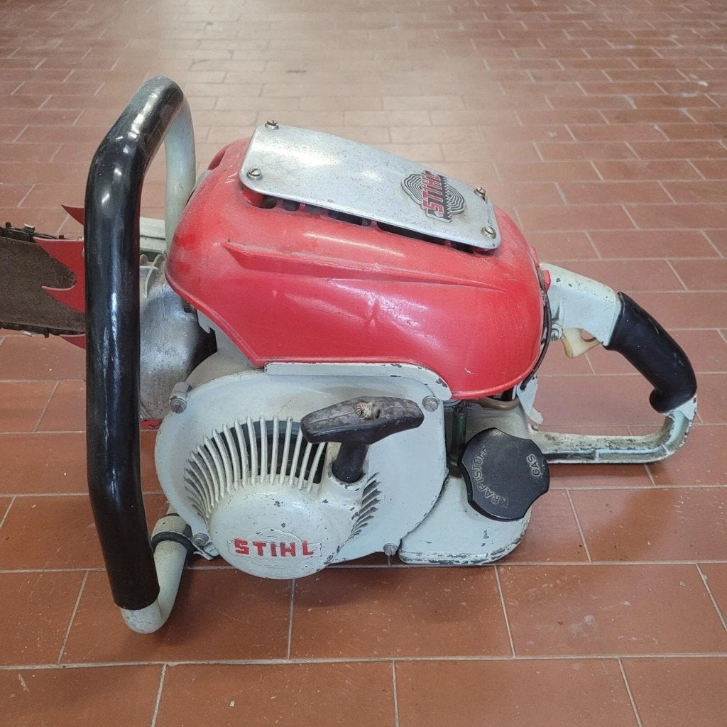 Stihl Contra vintage kettingzaag jaren 60, Doe-het-zelf en Bouw, Gereedschap | Zaagmachines, Stihl, Gebruikt, 70 mm of meer, Kettingzaag
