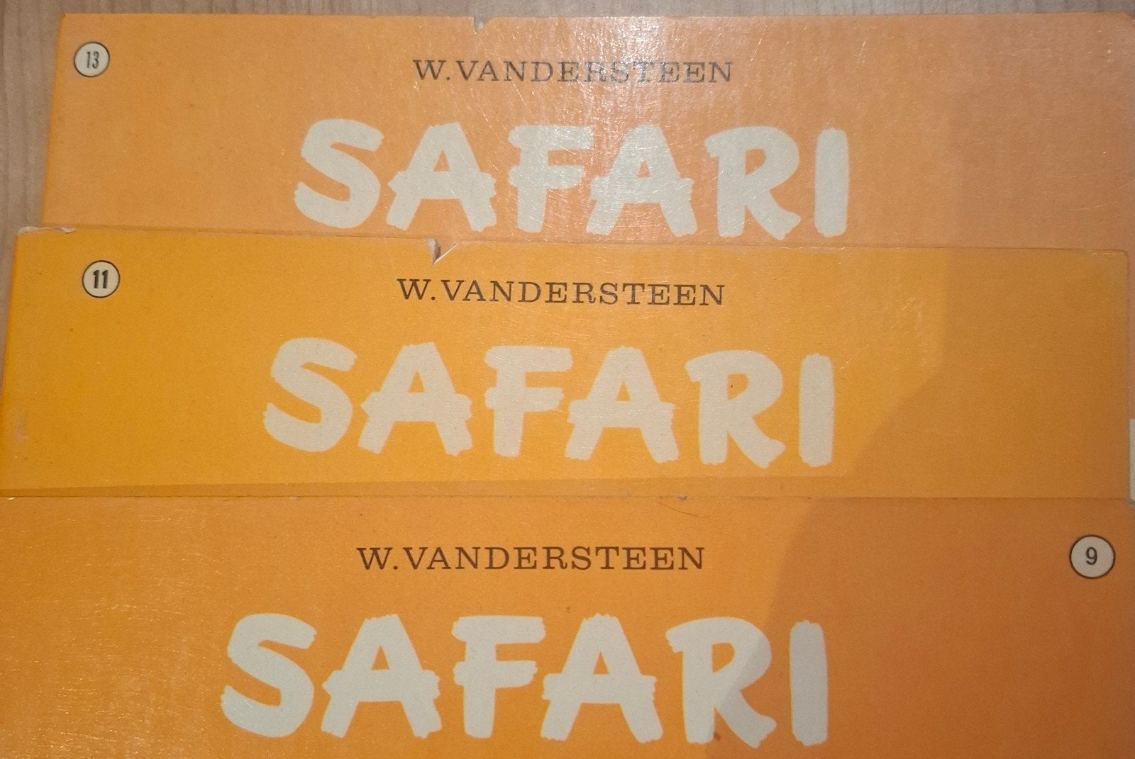 Safari strips, Tickets & Billets