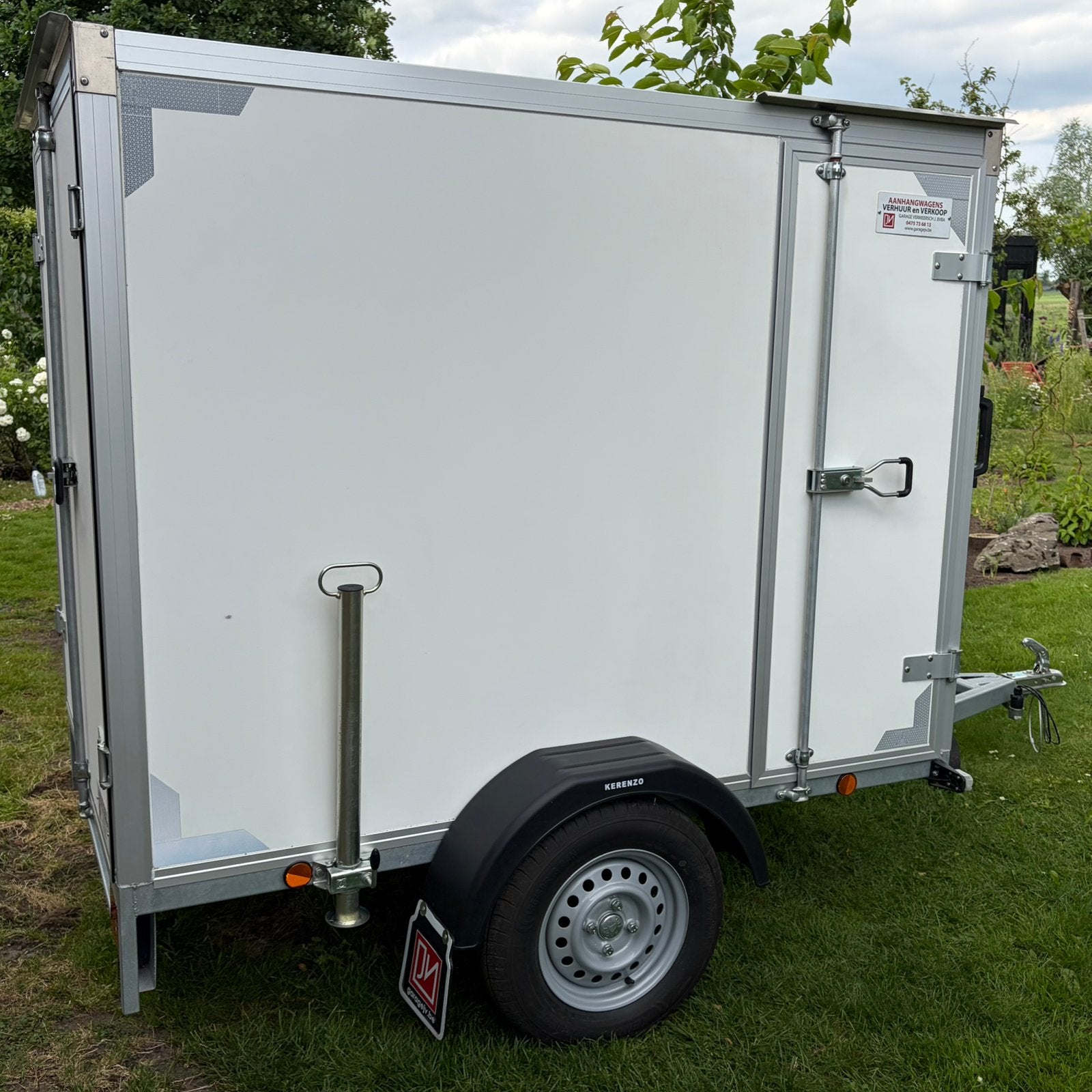 Remorque fermée de 750 kg, essieu simple, Enlèvement, Comme neuf