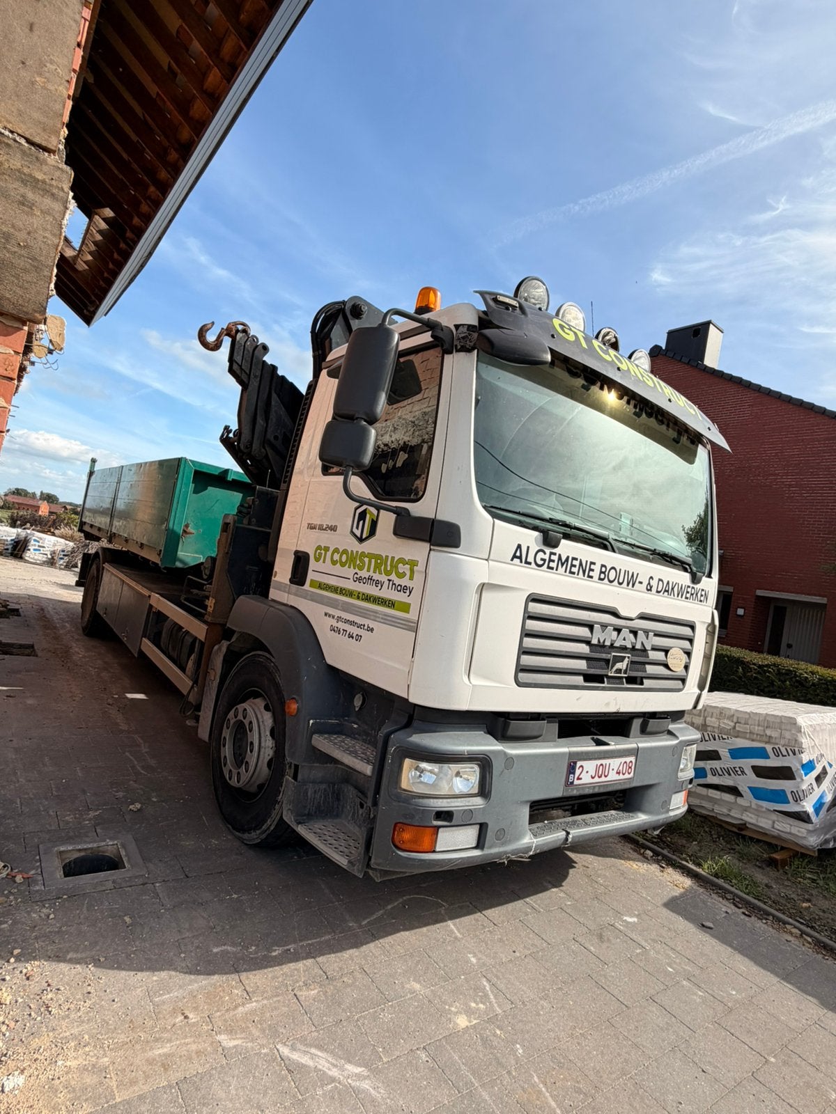 MAN TGM 18.240., Auto's, MAN, Wit, Grijs, Particulier