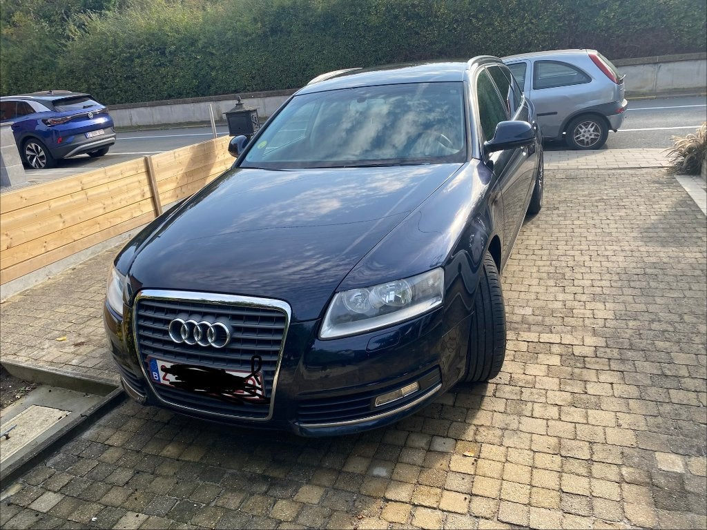 Audi A6 2010, Auto's, Euro 5, Zwart, Blauw, Parkeersensor