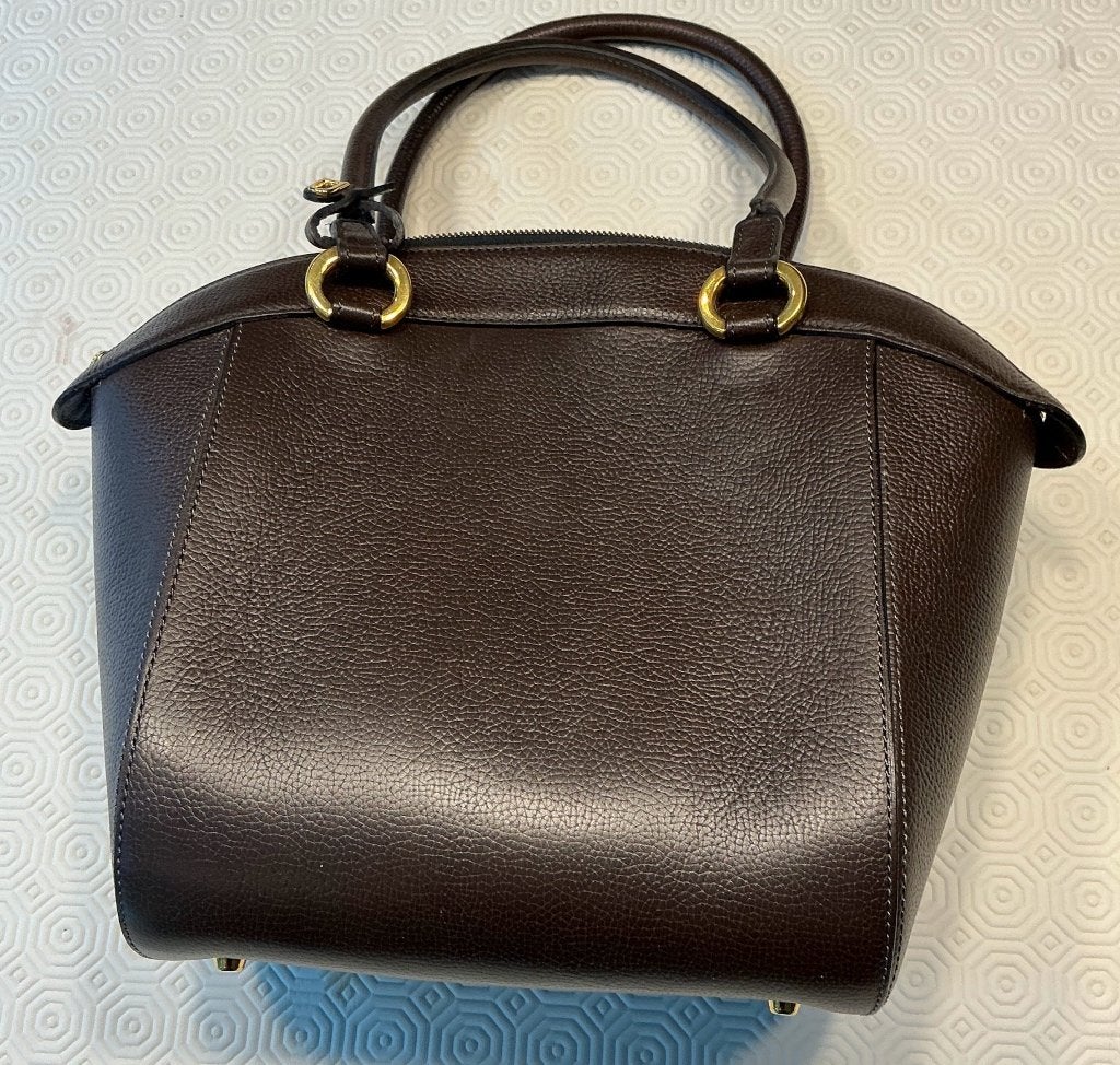Sac à main Delveaux Charme - marron foncé, Enlèvement ou Envoi, Comme neuf, Brun, Sac à main