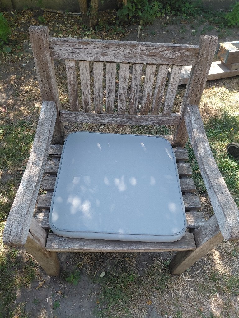 Teak stoelen, Tuin en Terras, Ophalen, Gebruikt, 6 zitplaatsen, Teakhout