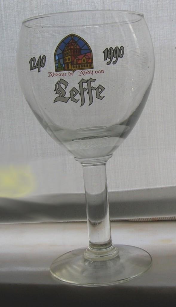 ABBAYE DE LEFFE  1240-1990, Collections, Enlèvement ou Envoi, Comme neuf, Verre ou Verres, Leffe