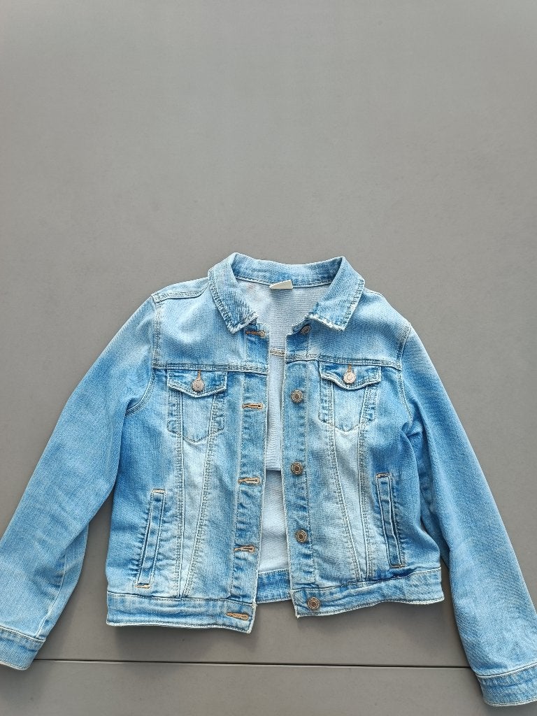 Jeansjas meisje - maat 140, Meisje, Ophalen of Verzenden, Zo goed als nieuw, Zara