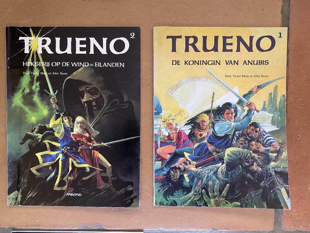 Trueno volledige stripreeks door John Burns, Enlèvement ou Envoi, Utilisé, Série complète ou Série, John Burns