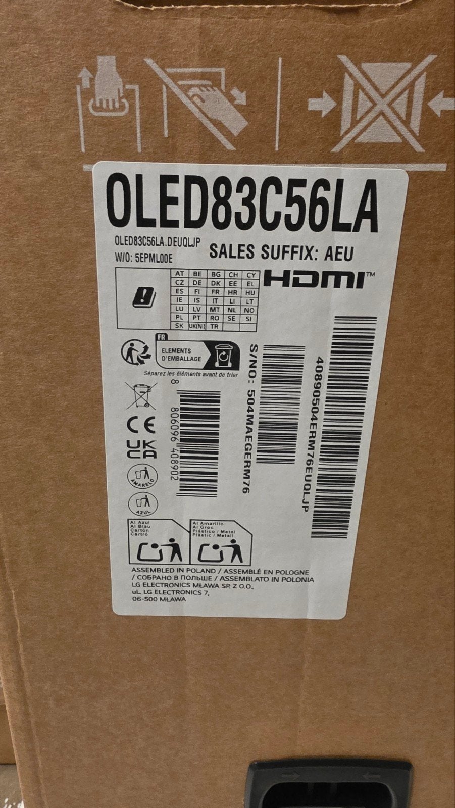 LG OLED Evo AI C5, TV, Hi-fi & Vidéo, Enlèvement ou Envoi, OLED, LG, Smart TV