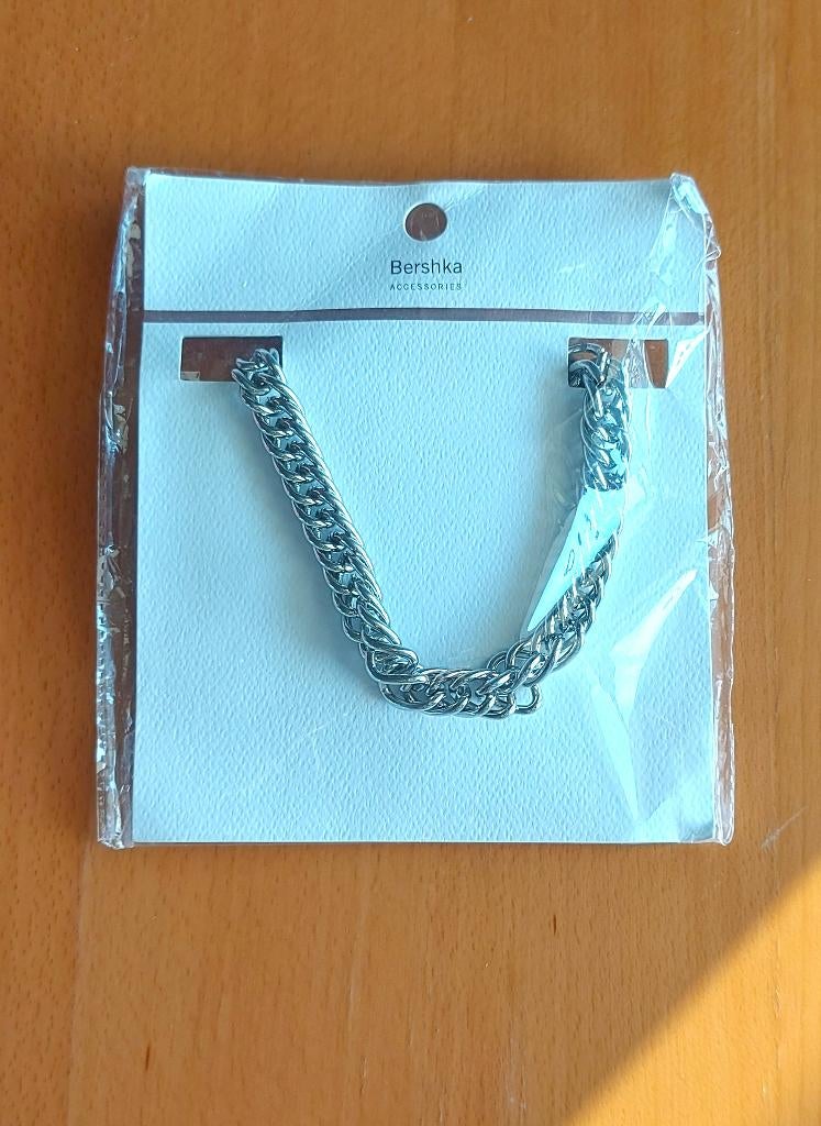 NEUF - Chaîne pour pantalon épaisse, Handtassen en Accessoires, Kettingen, Ophalen, Nieuw, Zilver, Overige materialen