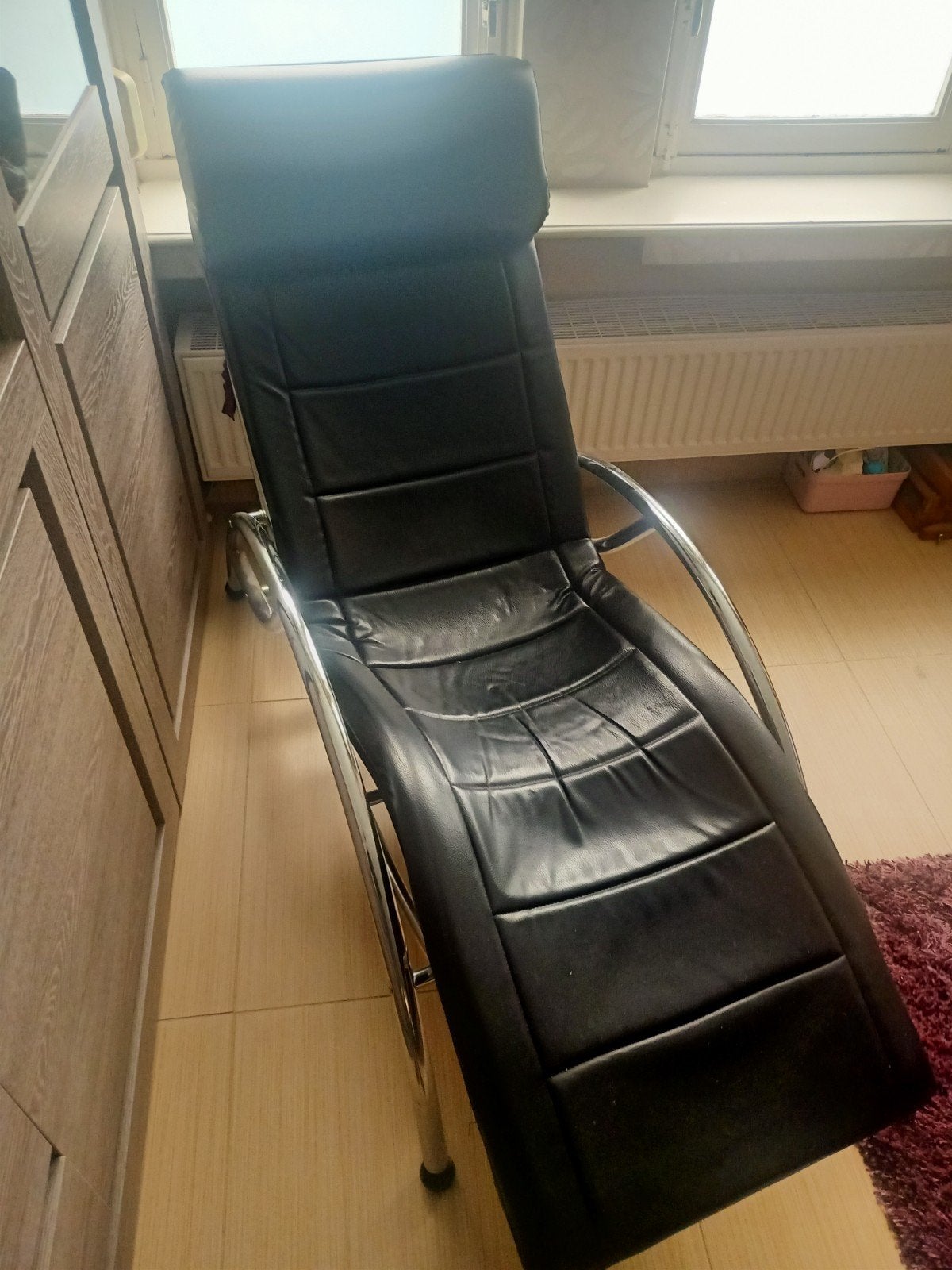 vintage design relax merk Anonyme afwerking chroom, Huis en Inrichting, Ophalen