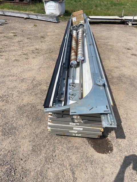 8 INDUSTRIEPOORTEN 4.7M BR EN 3.55M HOOG, Ophalen, Gebruikt, Overige materialen, 20 tot 50 mm