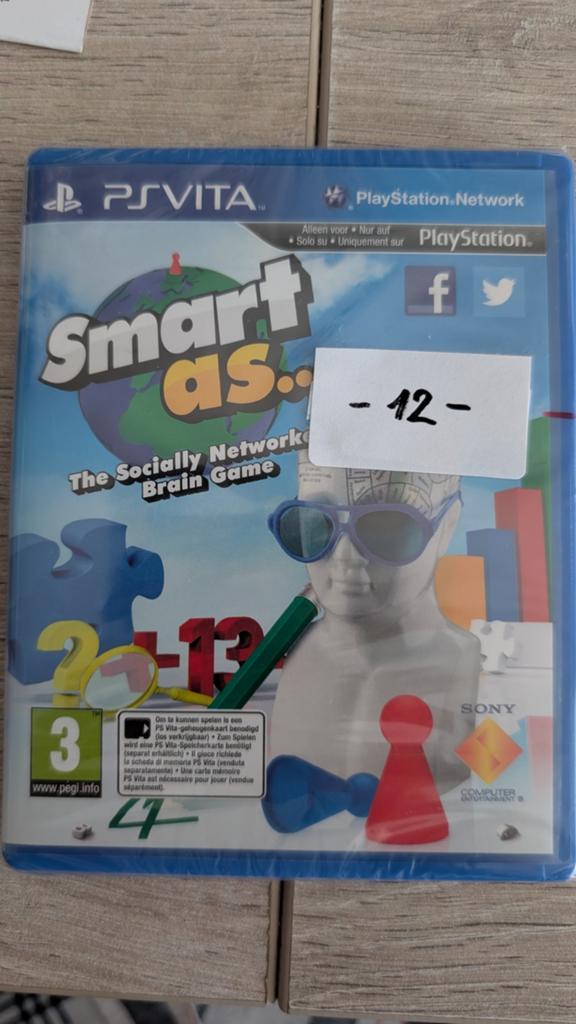 Smart As..., PS Vita (nieuw in blisterverpakking), Games en Spelcomputers, Ophalen of Verzenden, Overige genres, Vanaf 3 jaar