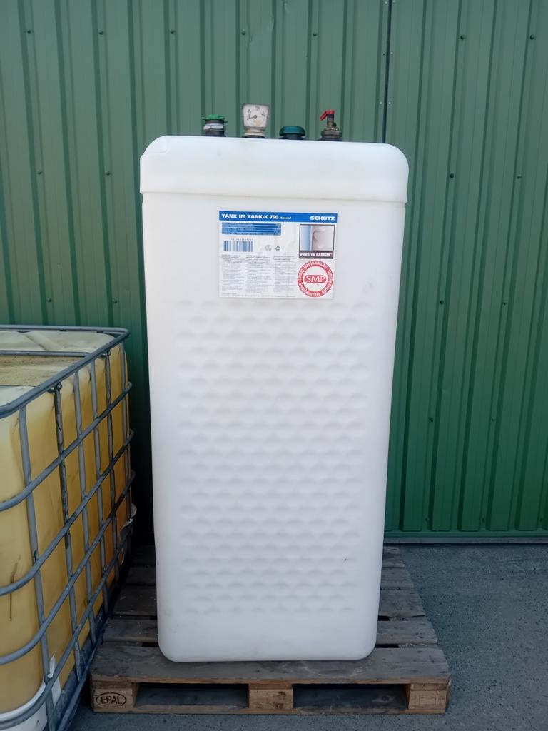 Dubbelwandige mazouttank  750 liter schutz, Enlèvement
