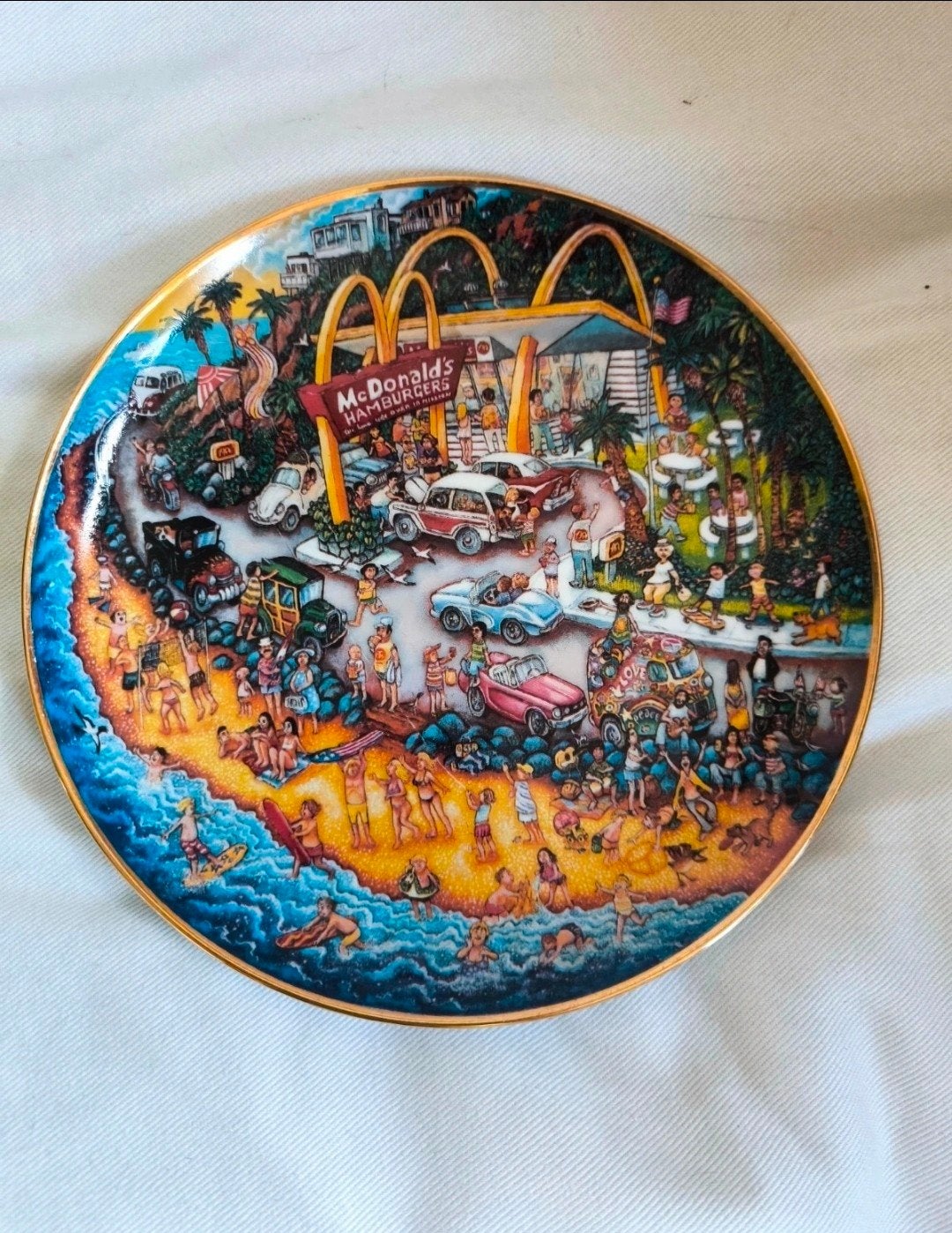 Assiette  McDonald's numérotée  restaurant Bill Bell, numéro, Antiquités & Art, Antiquités | Assiettes décoratives & Carrelages