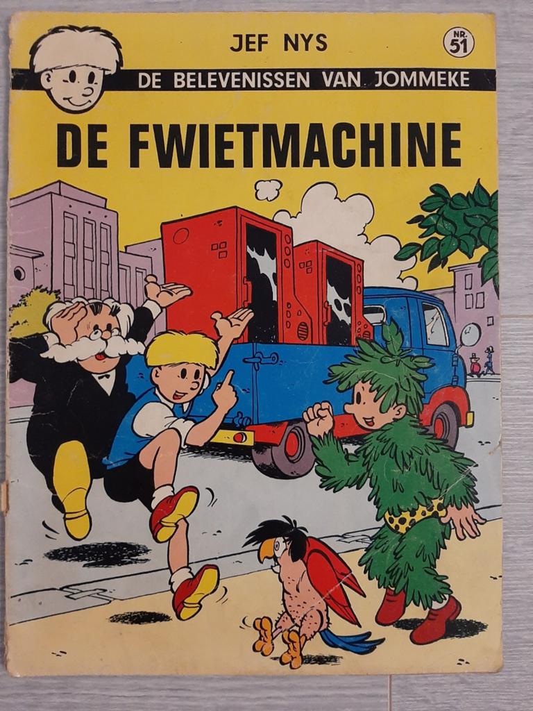 Jommeke De Fwietmachine zwart wit druk, Boeken, Eén stripboek, Ophalen of Verzenden, Zo goed als nieuw, Jef Nijs