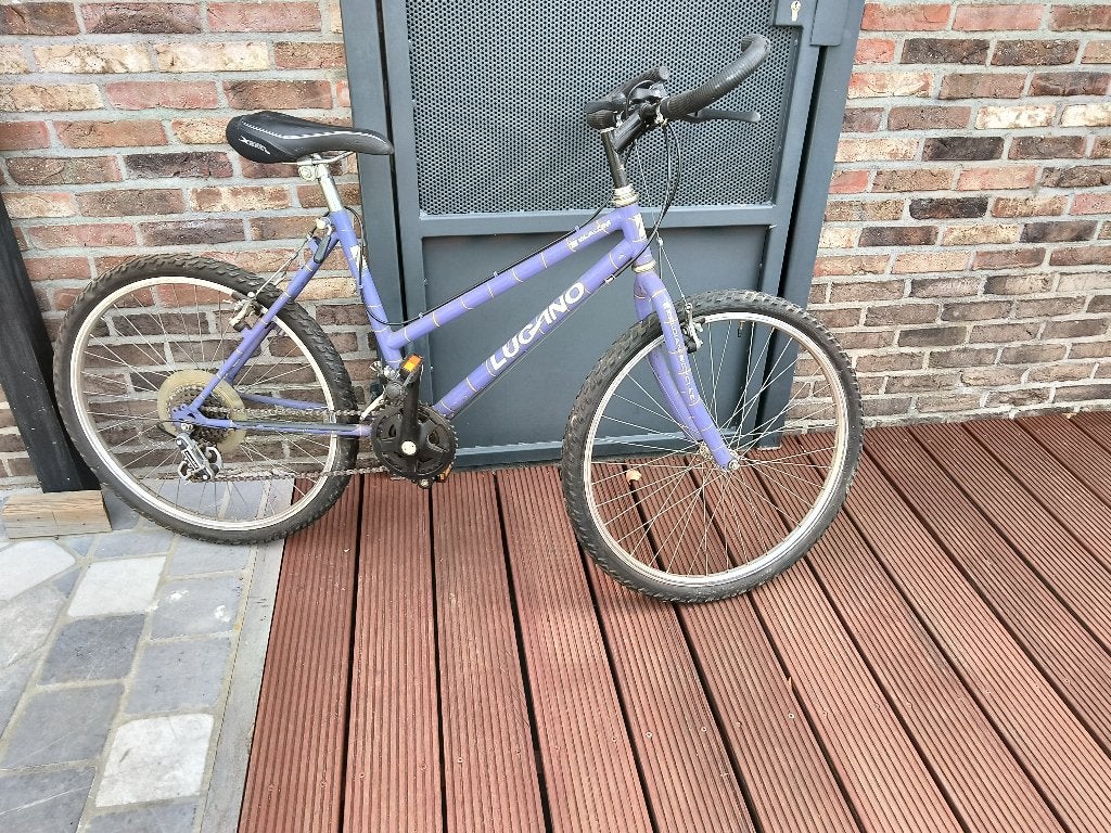 Vélo Lugano 24 pouces pour enfants, type MTB, Vélos & Vélomoteurs, Enlèvement, Utilisé, Frein sur jante, 24 pouces