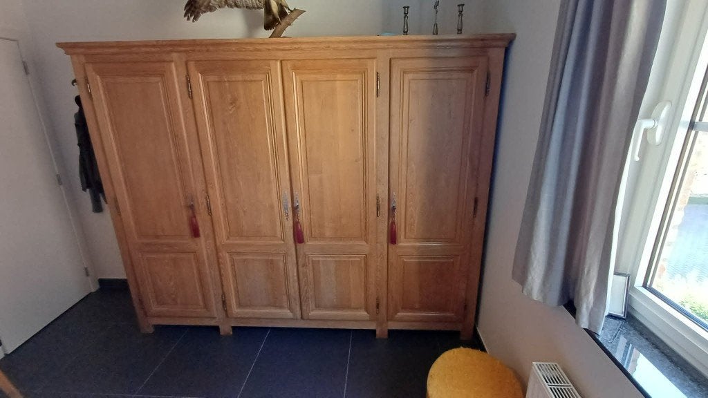 Complete massief eiken slaapkamer – zeer goede staat, Huis en Inrichting, Slaapkamer | Complete slaapkamers, Ophalen, Gebruikt