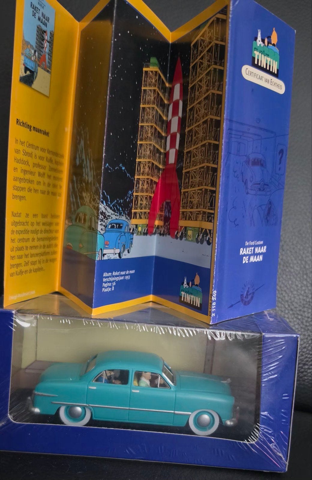 Tintin et la Ford Custom., Collections, Enlèvement ou Envoi, Tintin
