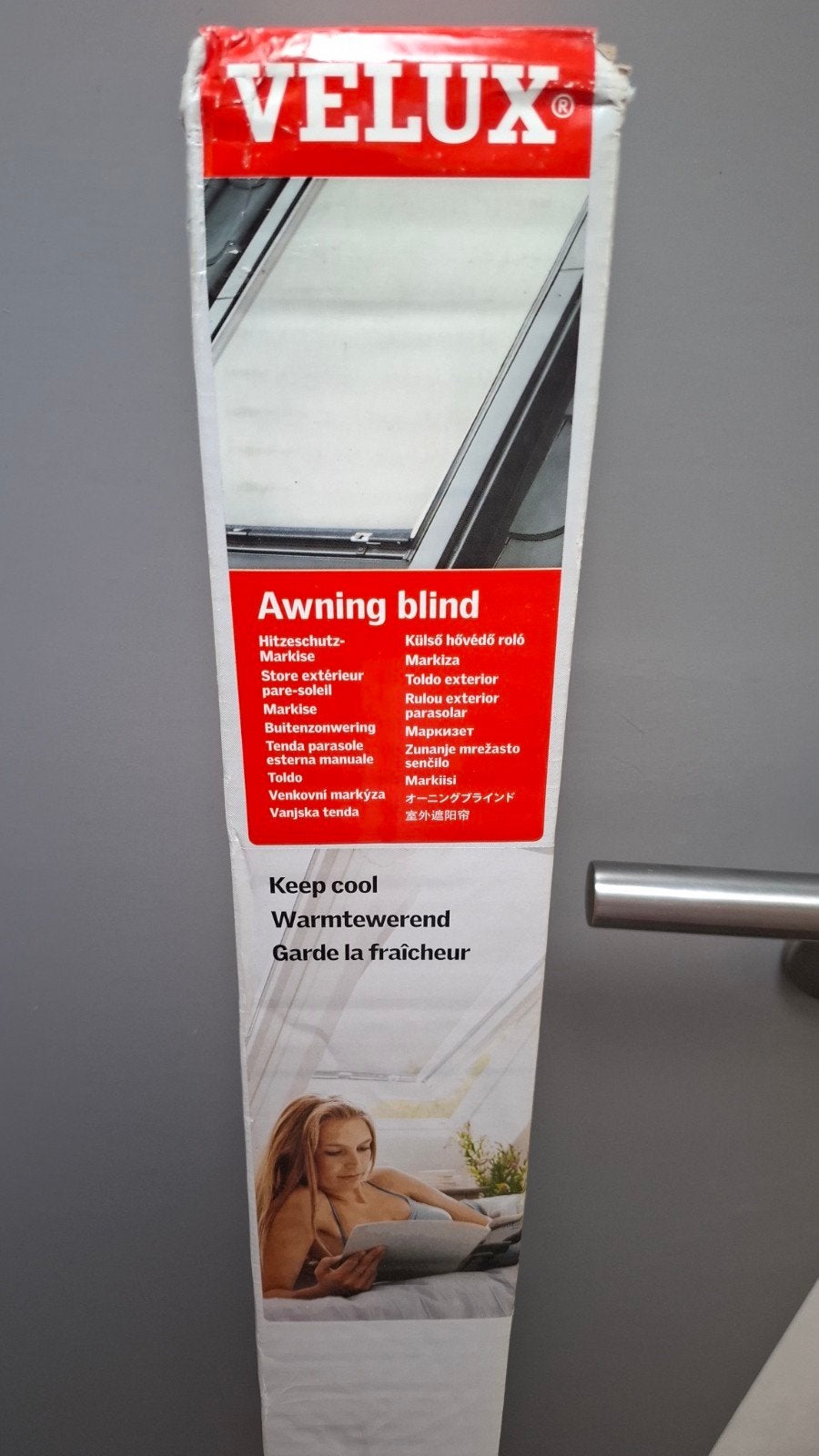 velux buitenzonwering warmtewerend, zwart, B:117cm, H142 cm, Doe-het-zelf en Bouw, 100 tot 150 cm, Nieuw, Ophalen of Verzenden