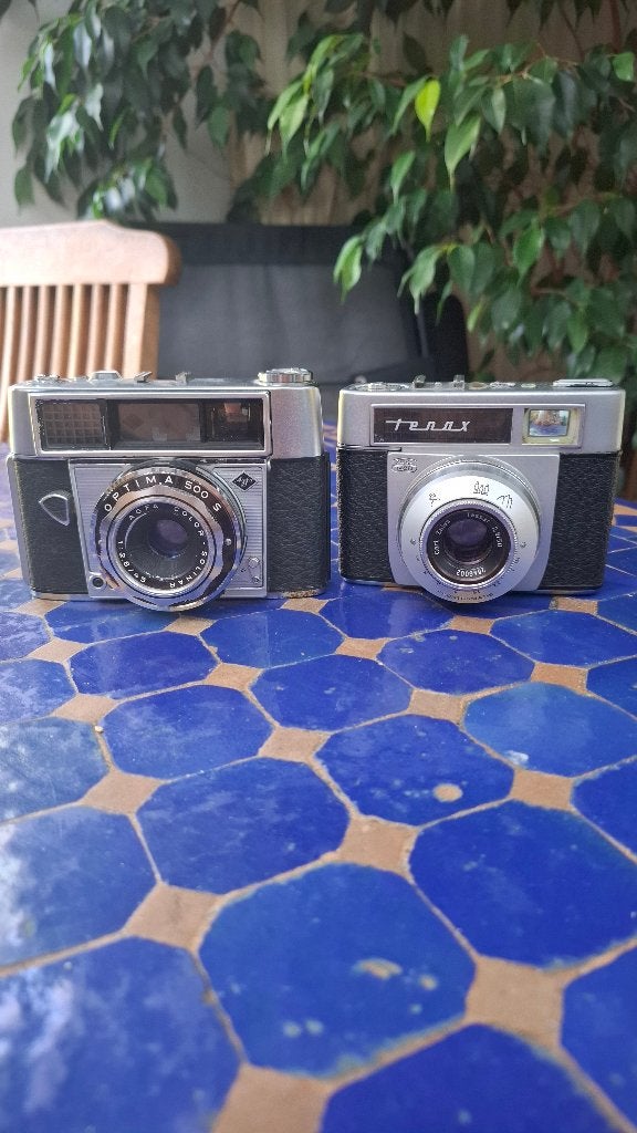 Zeiss Ikon Tenax en Agfa Optima 500S voor verzameling, Verzamelen, Foto-apparatuur en Filmapparatuur, Fototoestel, 1960 tot 1980