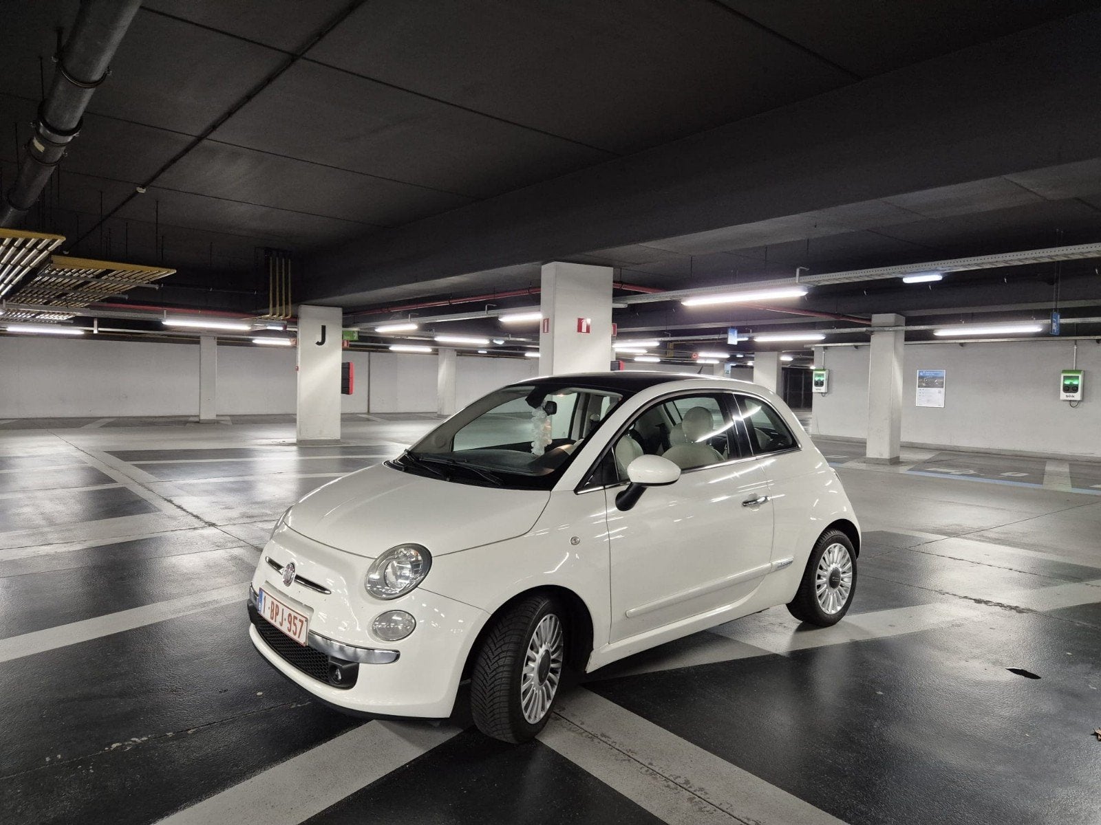 Fiat 500, Autos, Euro 5, 63 kW, Ordinateur de bord, 2 portes