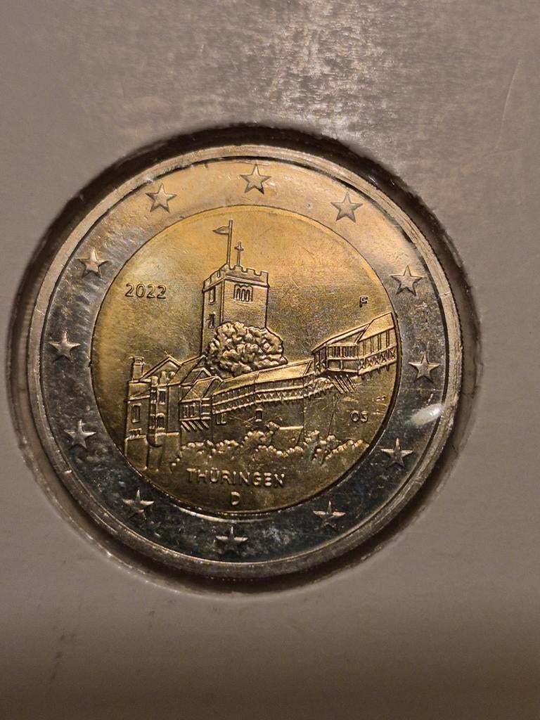 Herdenkingsmunt 2€ Duitsland 2022 F fdc, Ophalen, Duitsland, 2 euro, Losse munt