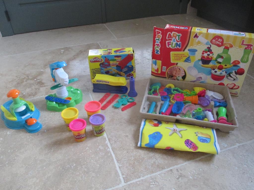 plasticineset, Ophalen, Zo goed als nieuw, Bouwen