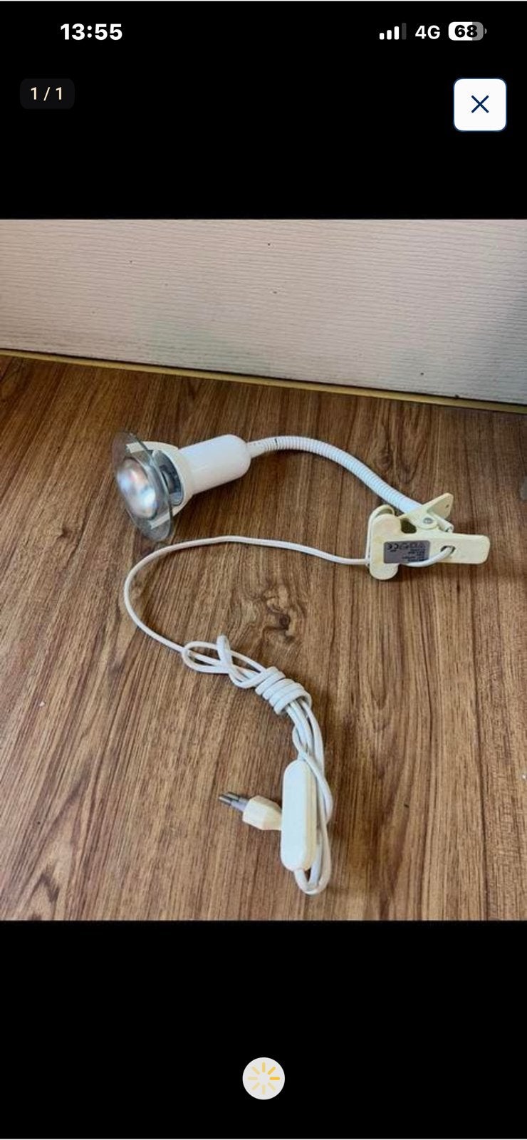 Une lampe a pince neuf idéal pour bureau ou autre, Maison & Meubles, Enlèvement ou Envoi, Comme neuf