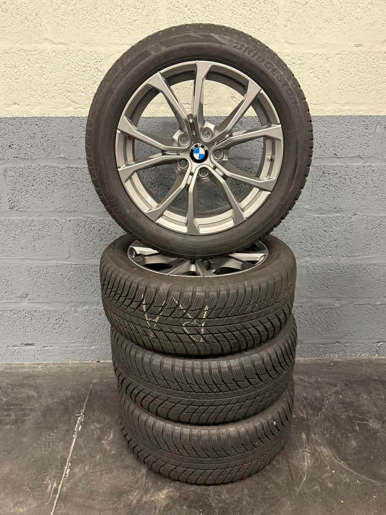 BMW 3 G20 G21 en 4 G22 G23 winterbanden 17” ferricgrey, Ophalen, Gebruikt, Banden en Velgen, 17 inch