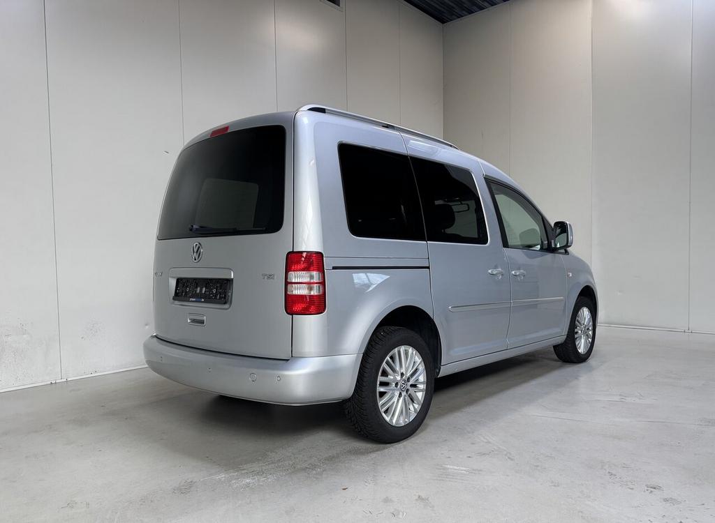 Volkswagen Caddy 1.2 TSI Benzine Man. - Airco - GPS - Topst, Auto's, Bestelwagens en Lichte vracht, Grijs, Zilver of Grijs, 0 kg