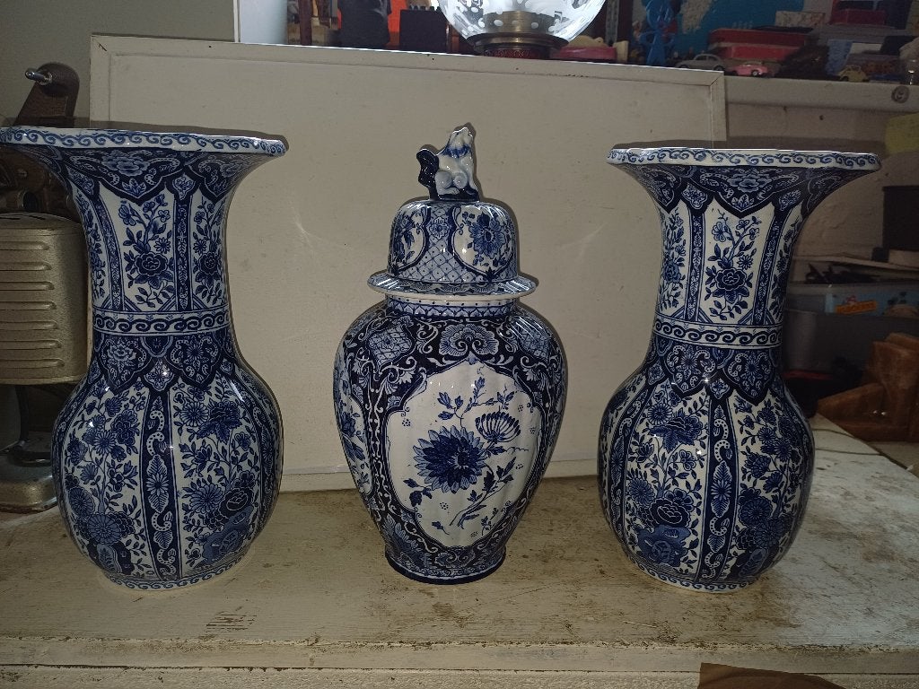 PORCELAINE delft   3 pieces tbe, Enlèvement ou Envoi