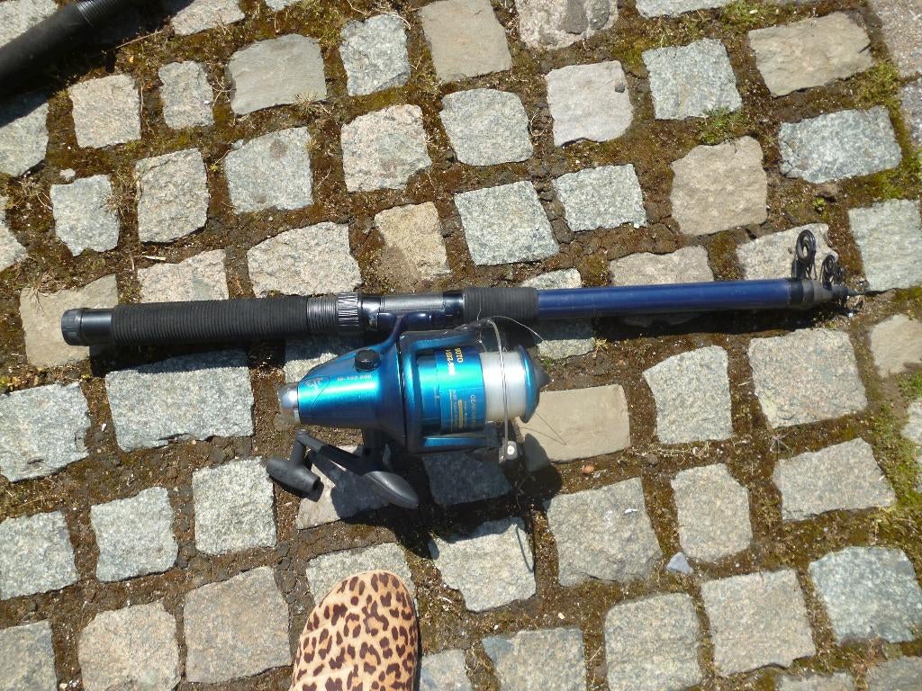 canne à pêche IMOTO IB102-900 avec moulinet 4.50m, Sports nautiques & Bateaux, Pêche à la ligne | Général, Enlèvement, Utilisé