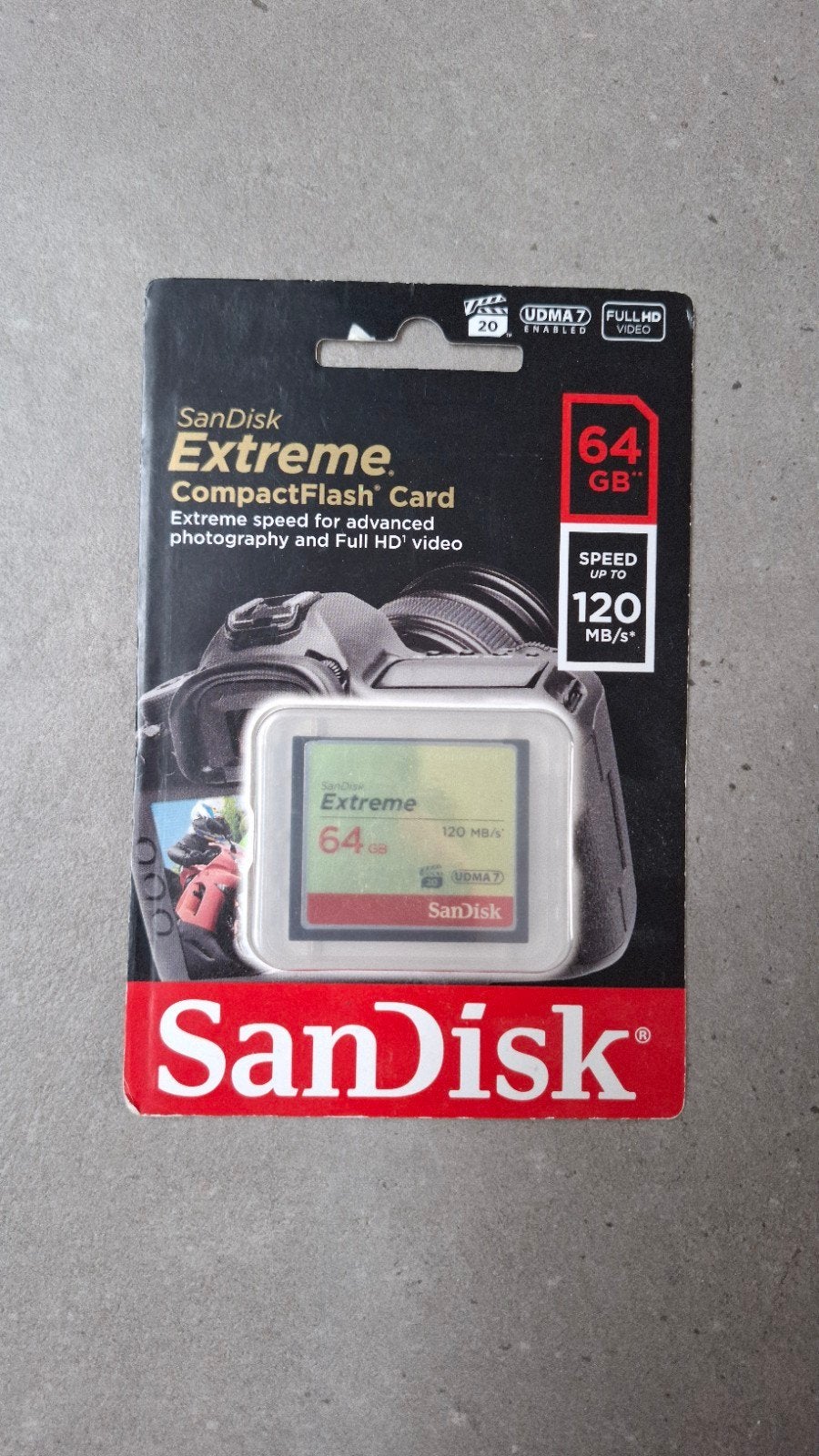 SanDisk CF Extreme 64GB - New, Audio, Tv en Foto, Foto | Geheugenkaarten, Ophalen, SanDisk, 64 GB