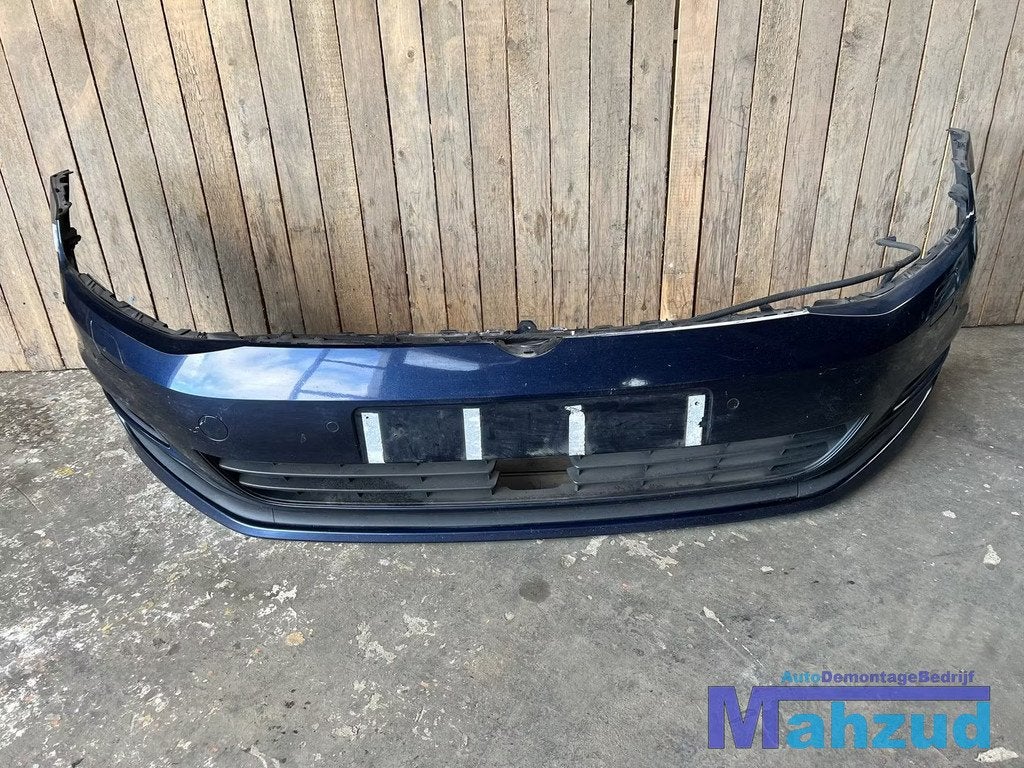 VW GOLF 7 Blauw voorbumper 2013-2019, Gebruikt, Volkswagen AG, Vw@volkswagen.de, Bumper