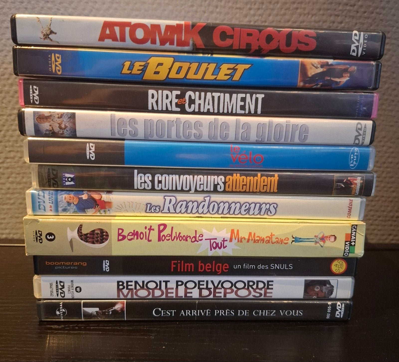 59x DVD Benoit Poelvoorde, Cd's en Dvd's, Ophalen of Verzenden, Nieuw in verpakking, Frans, Frankrijk