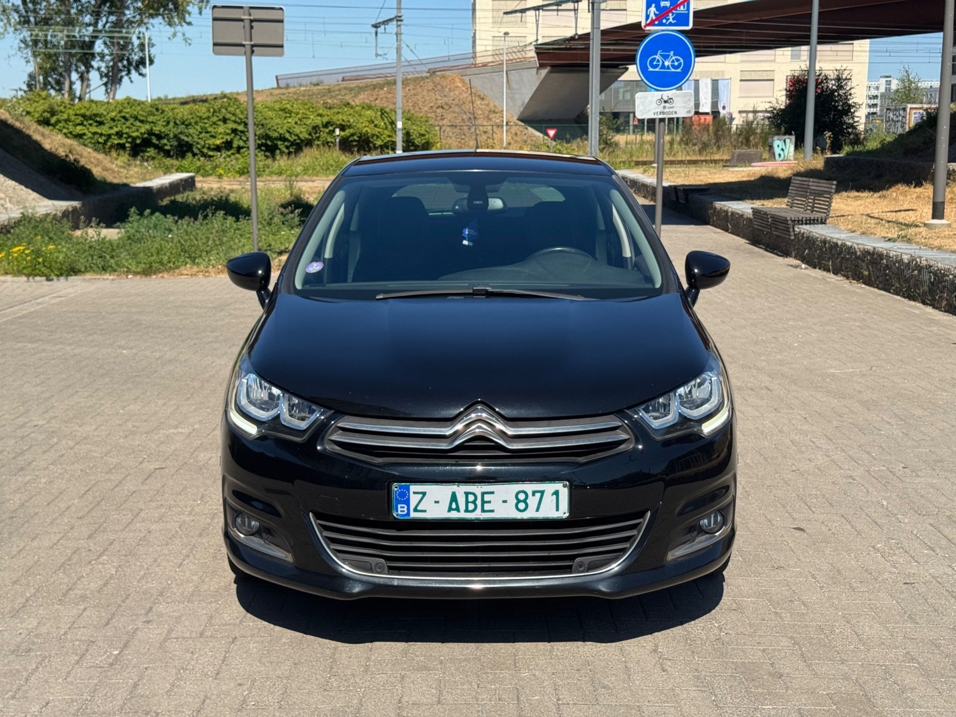 Citroën C4 | Benzine | Euro 6b, Auto's, Citroën, Gebruikt, Euro 6, 1199 cc, Zwart